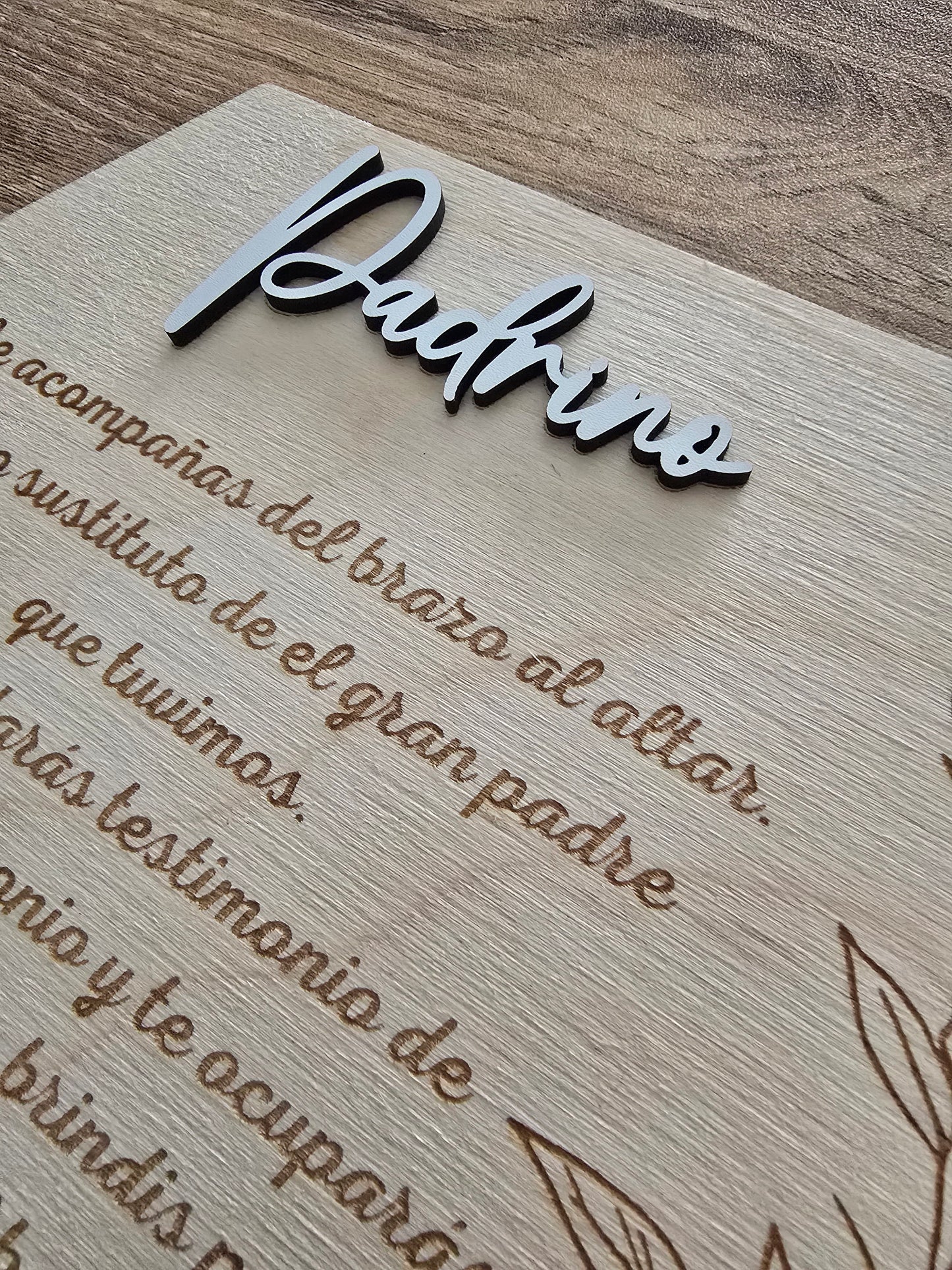 Godfather plaque