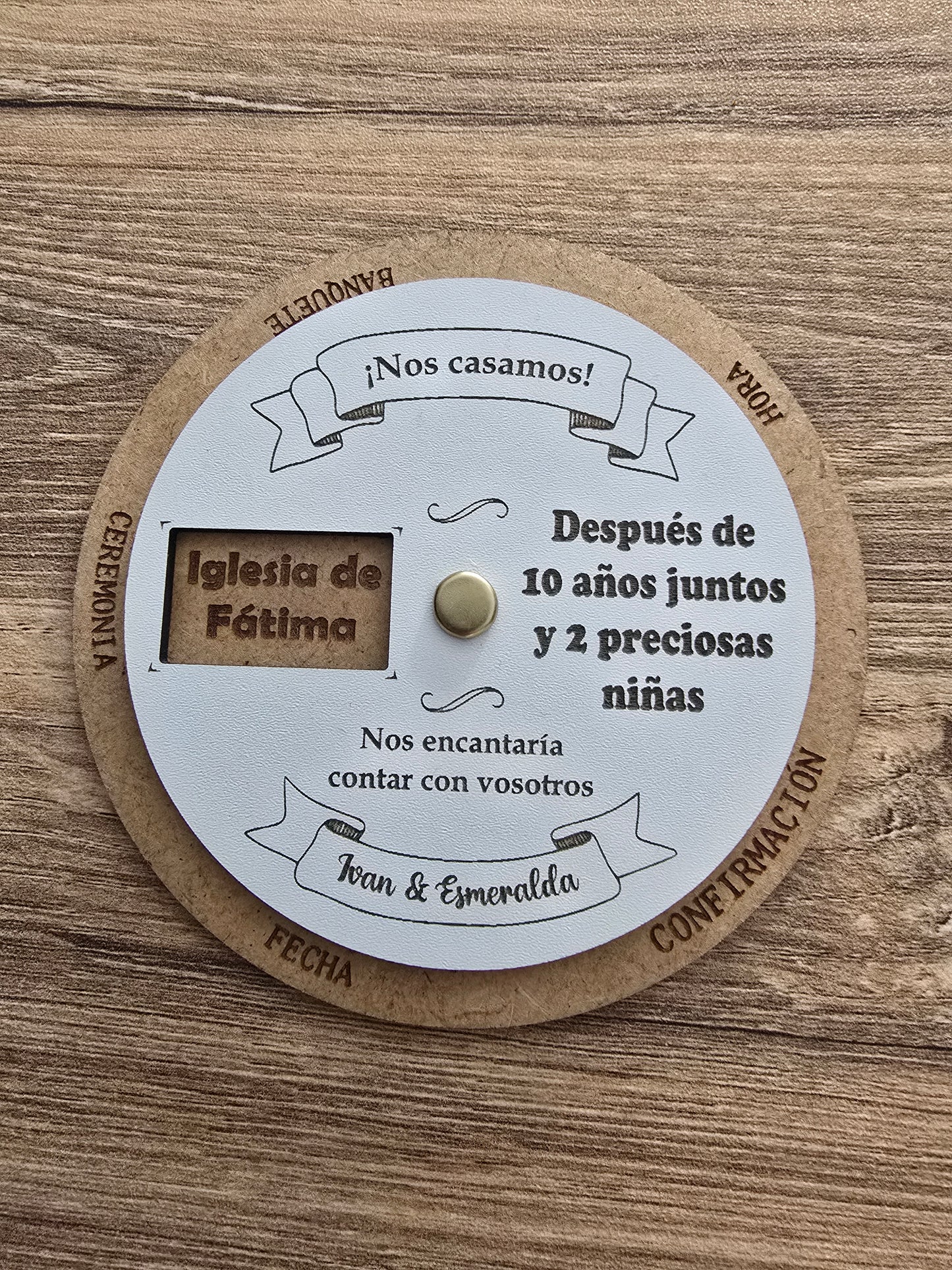 Invitación giratoria