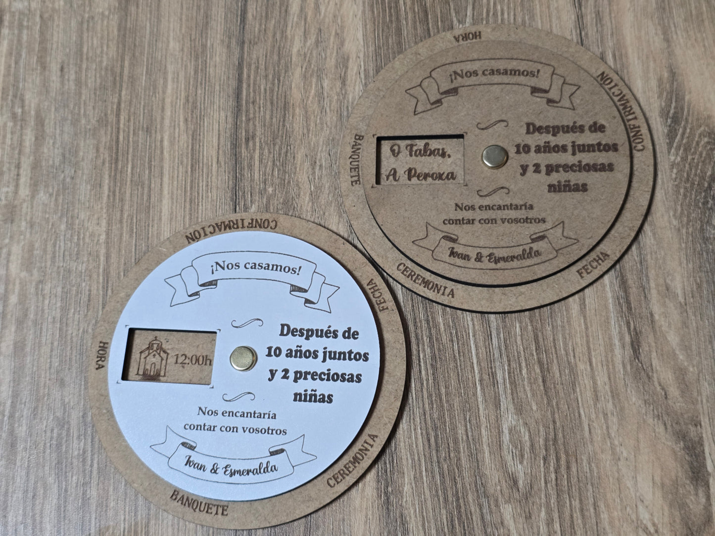Invitación giratoria