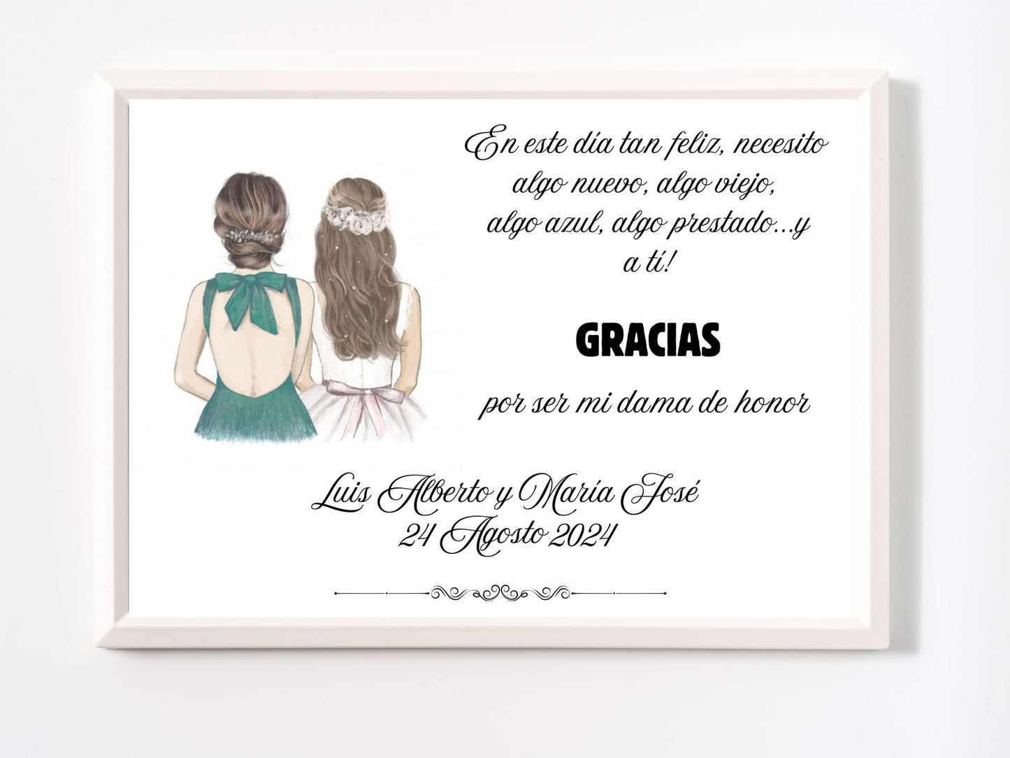 Bridesmaid painting