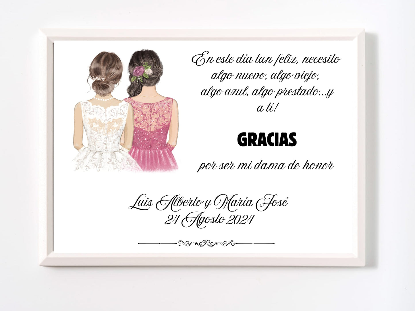 Bridesmaid painting