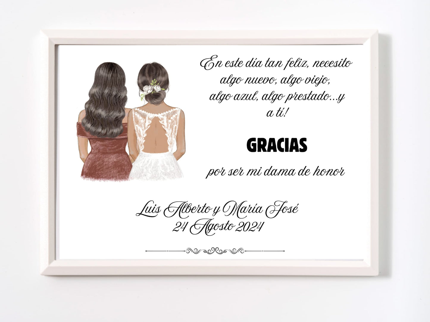 Bridesmaid painting
