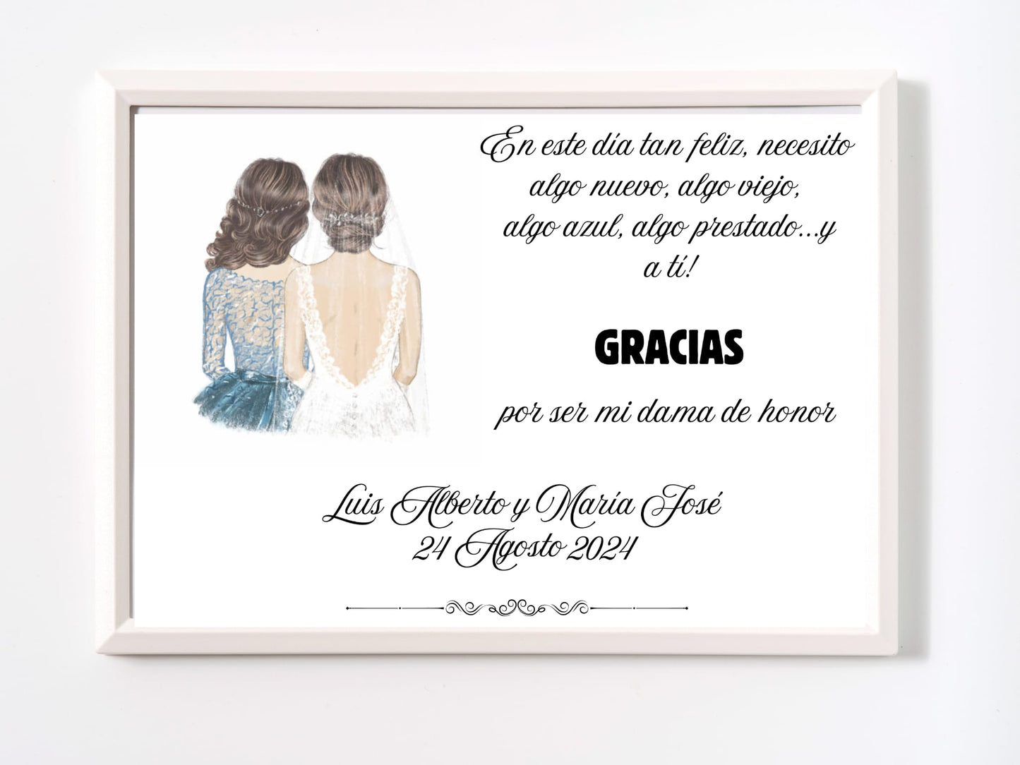 Bridesmaid painting