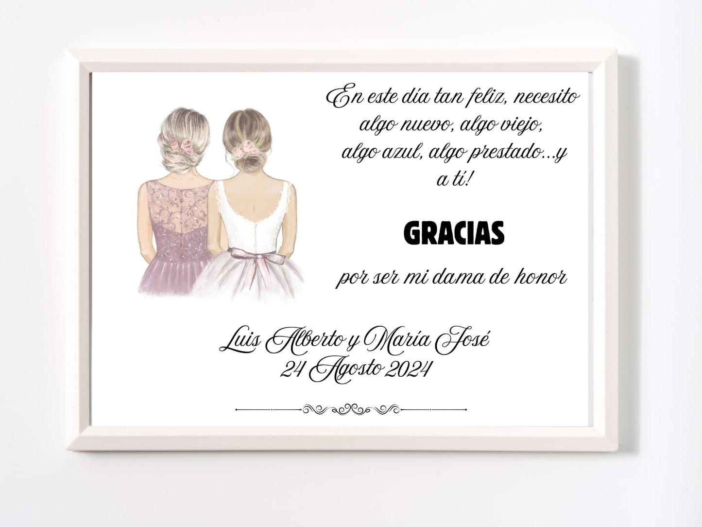 Bridesmaid painting