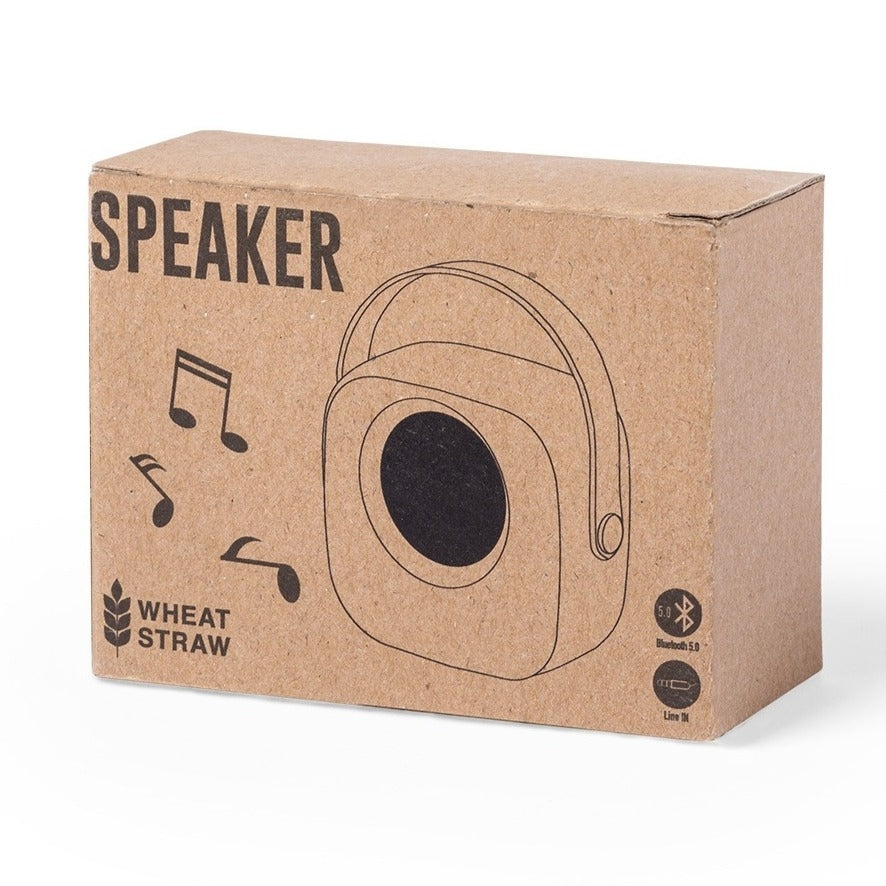 Altavoz Bluetooth Portátil de Bambú Personalizado | Regalo Original