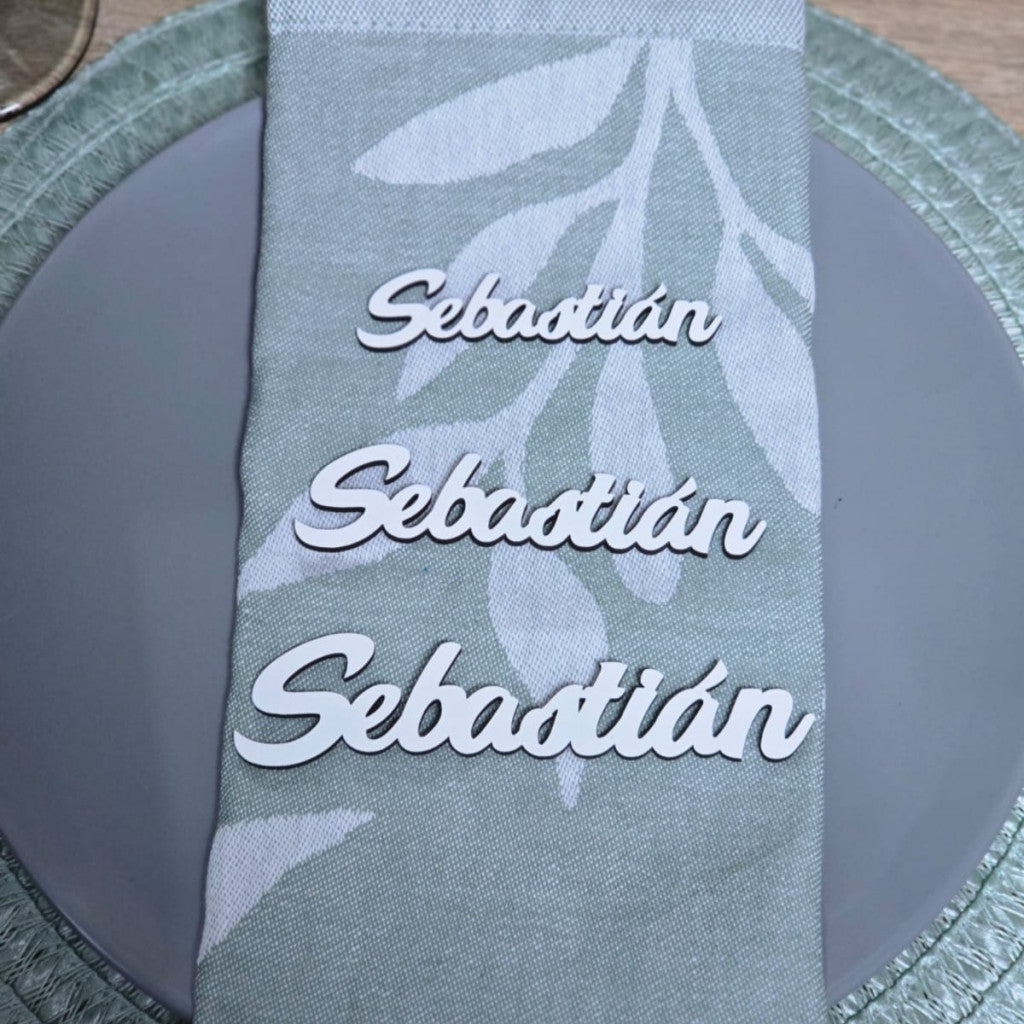 Marcasitios de madera personalizados (3 tamaños y 4 colores a elegir)