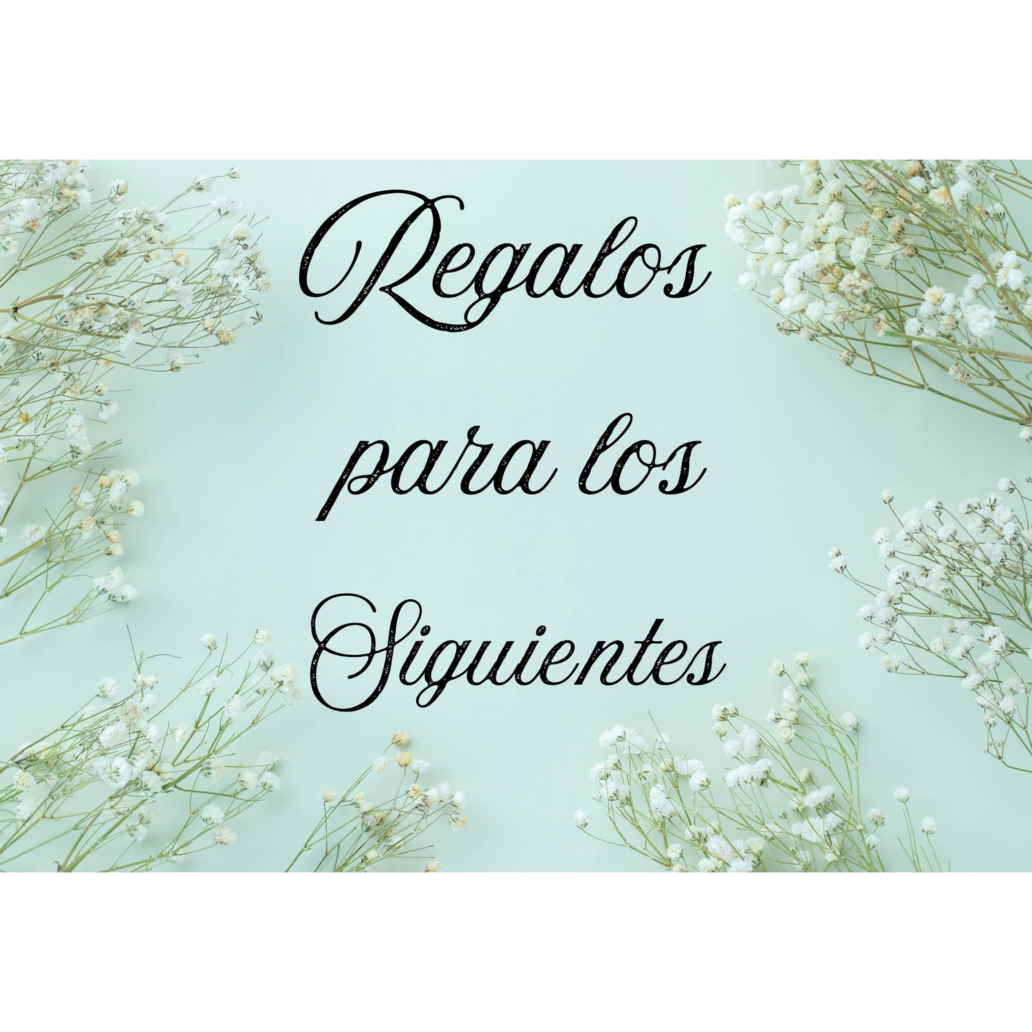 Regalos para los siguientes novios