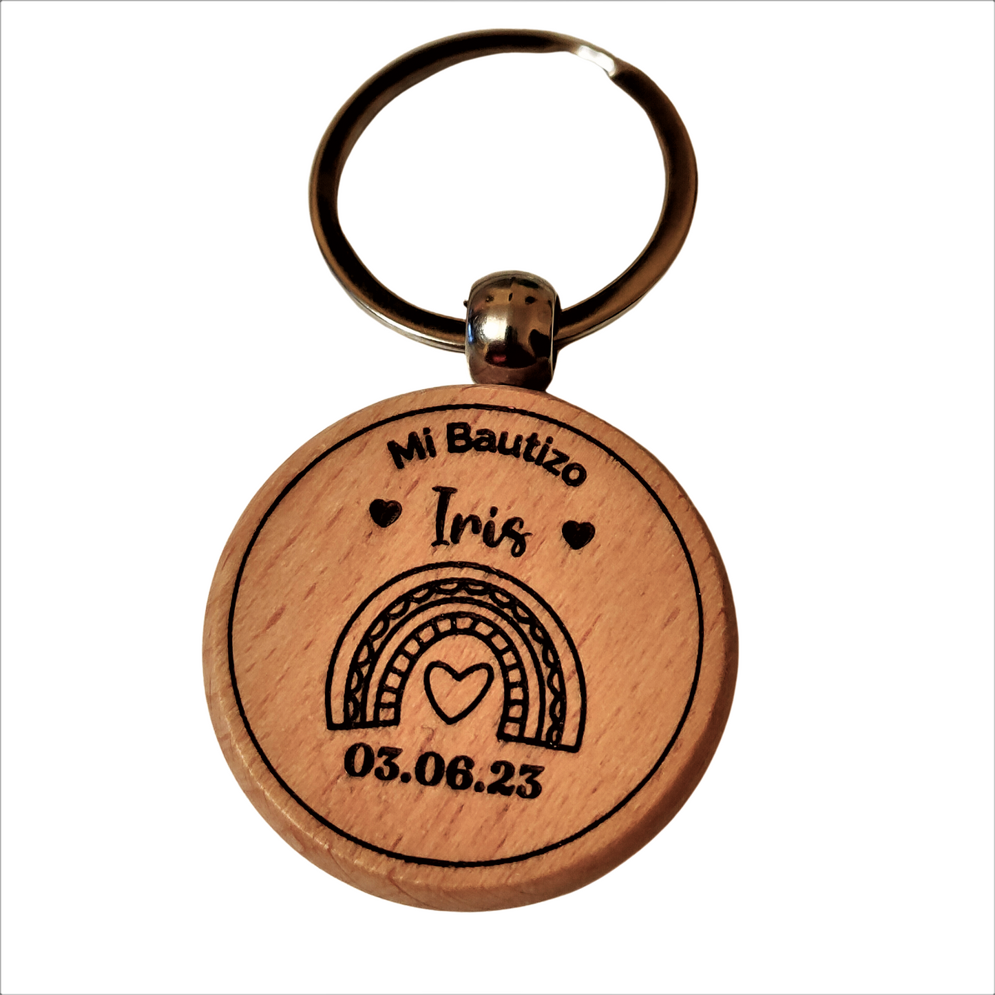Round keychain