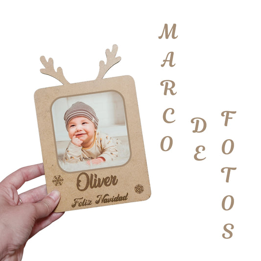 Reindeer photo frame