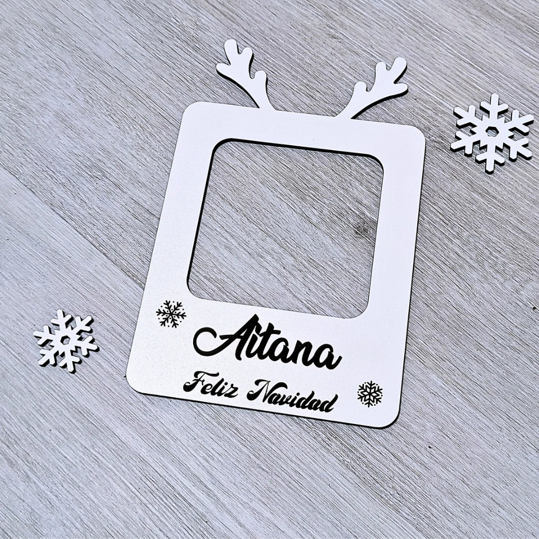 Reindeer photo frame