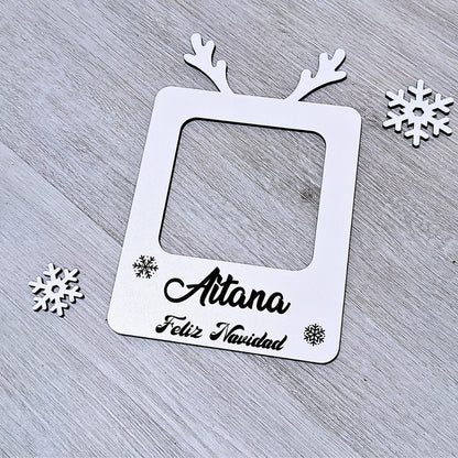 Reindeer photo frame