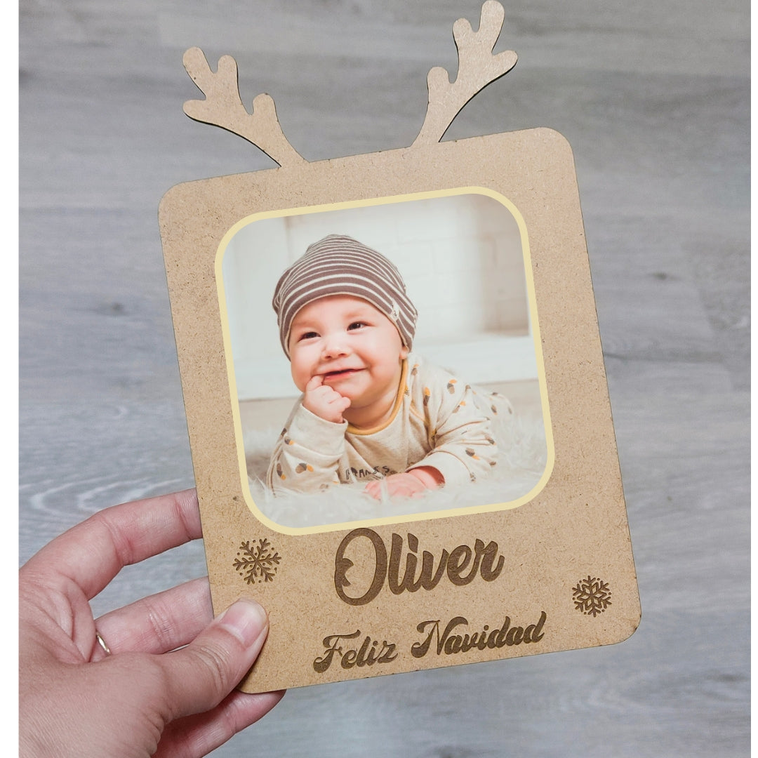 Reindeer photo frame