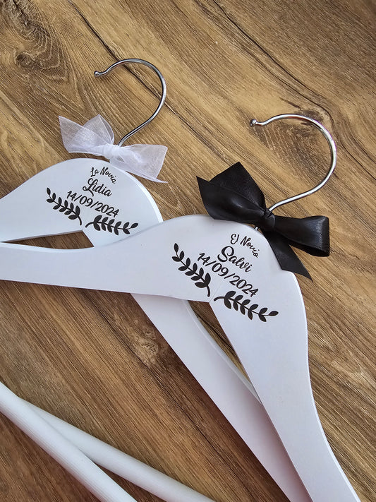 Pack of 2 BRIDESMAIDS hangers 