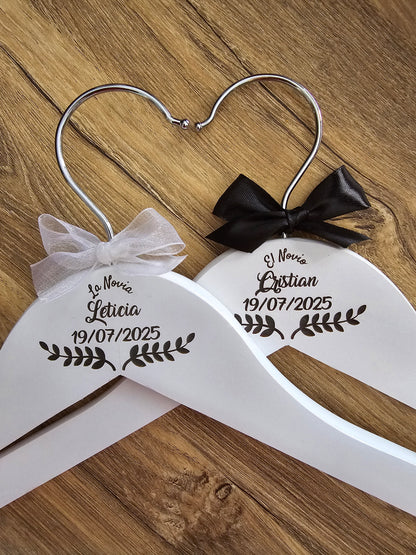 Pack of 2 BRIDESMAIDS hangers 