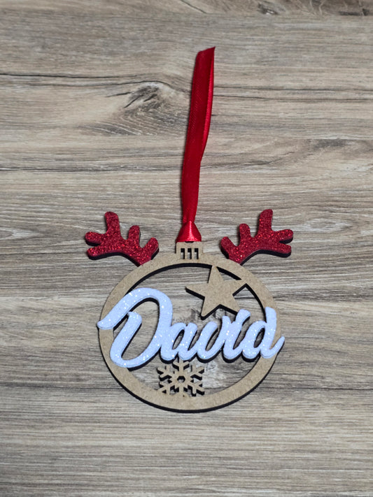 Christmas reindeer ball