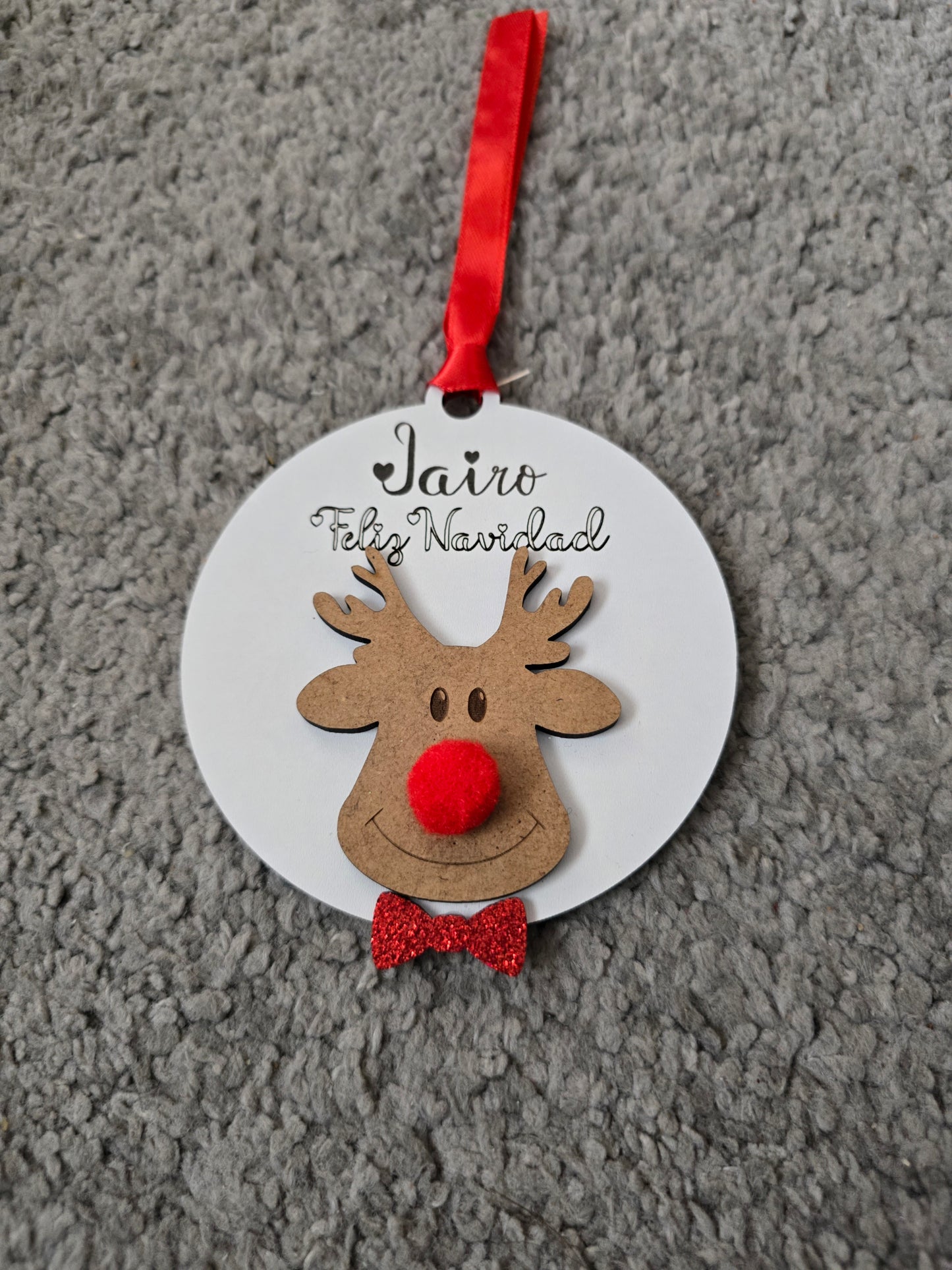 Christmas reindeer ball