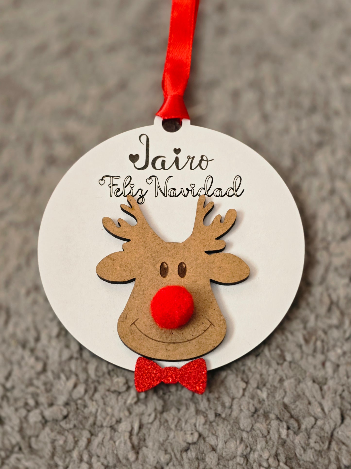 Christmas reindeer ball