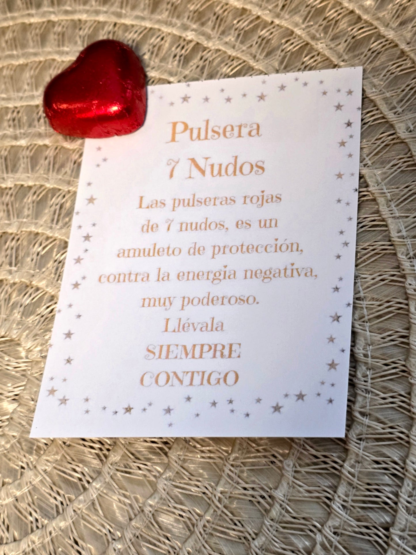 Pulsera 7 nudos