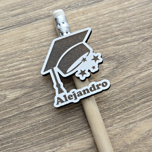 Lápices de Madera Personalizados para Graduaciones - Recuerdo Exclusivo con Nombre Grabado 🎓✨