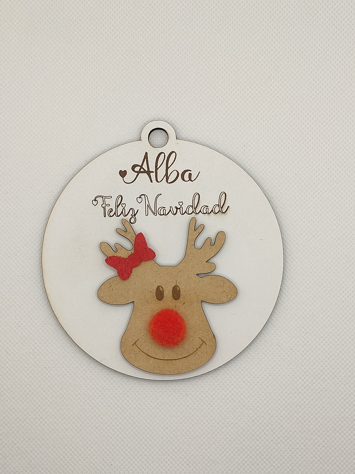 Christmas reindeer ball