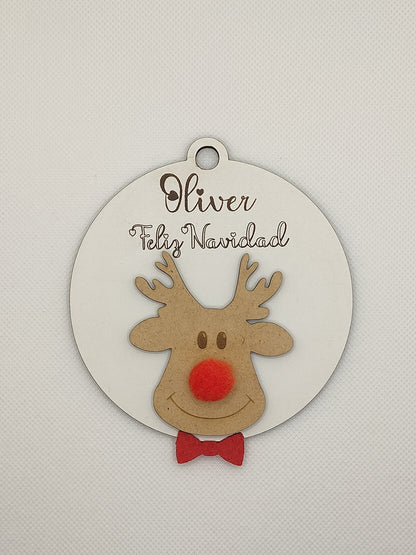 Christmas reindeer ball