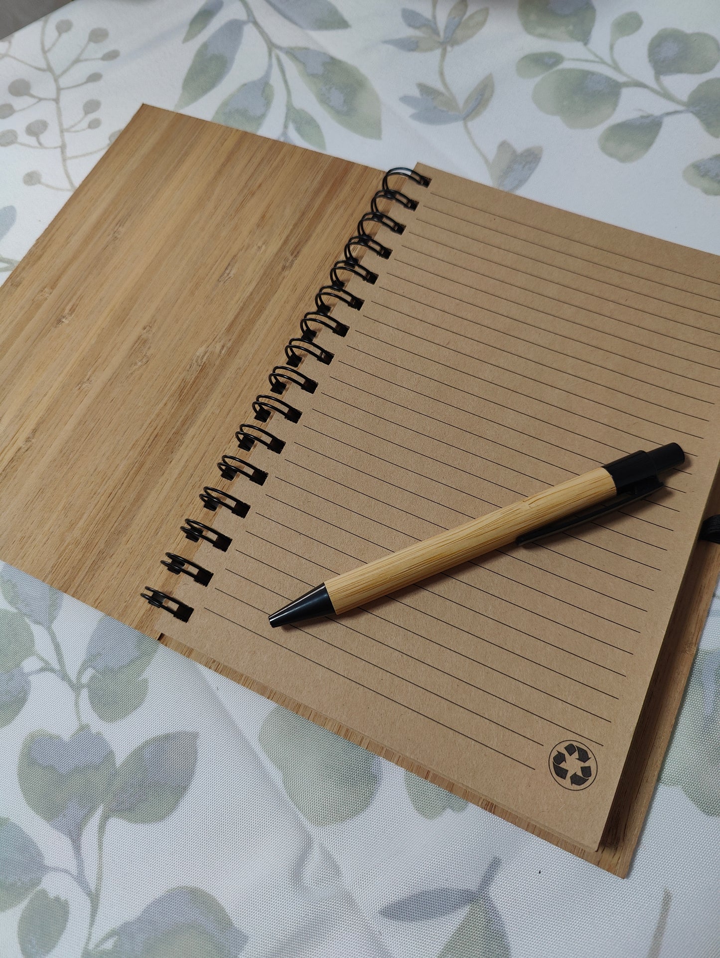 Bamboo notebook + pen