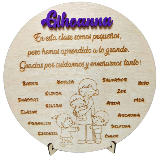 Student plaque