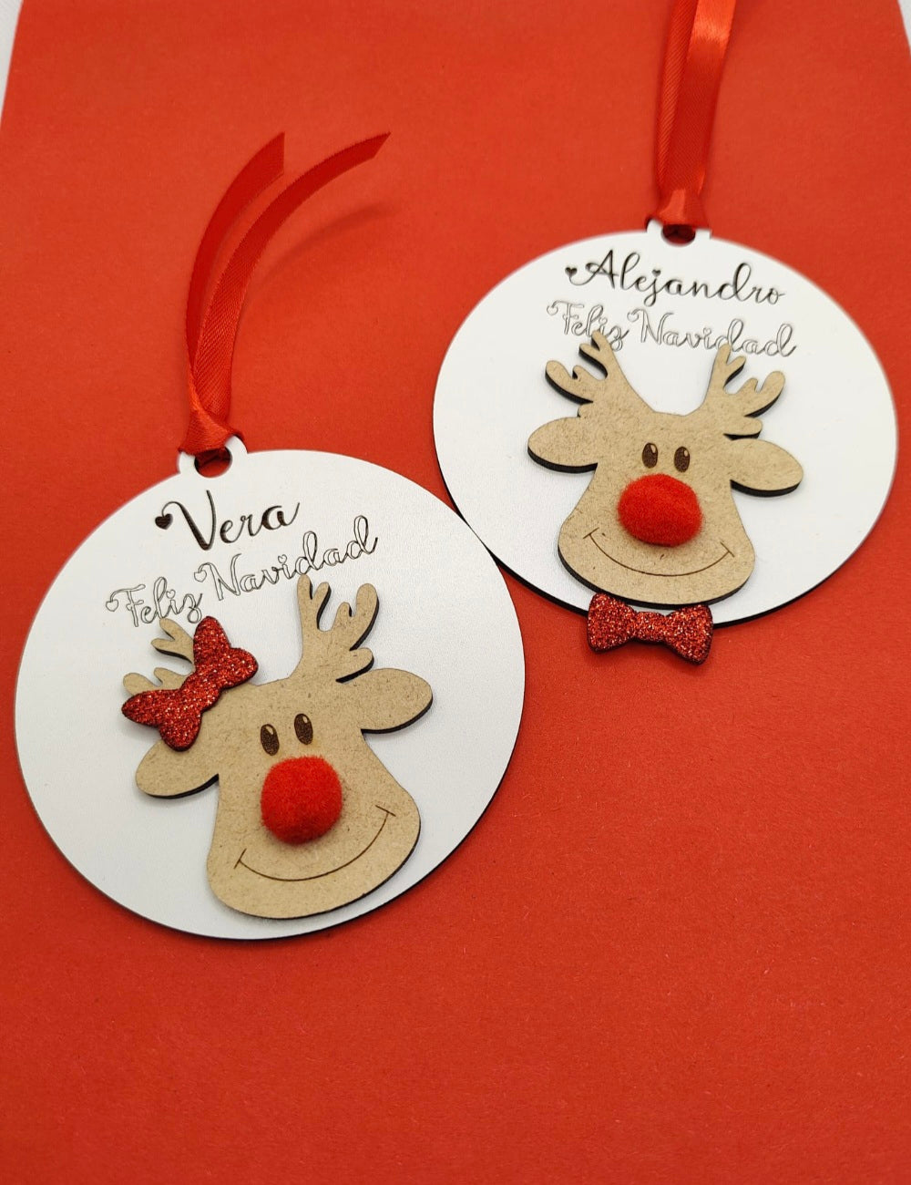 Christmas reindeer ball