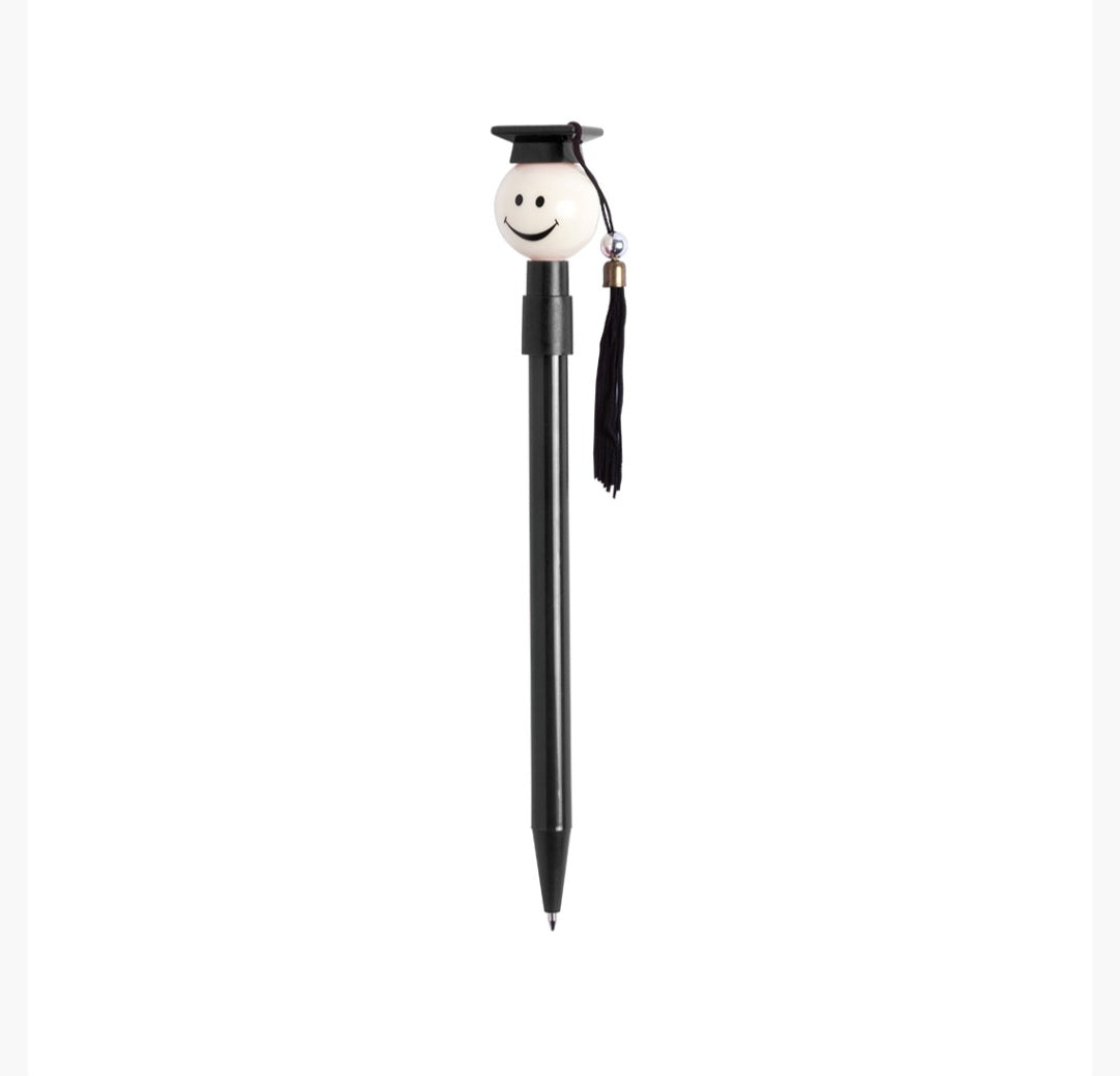 Bolígrafo de Graduación – Con Sombrero de Graduado y Borla – Recuerdo Único para Estudiantes 🎓✨