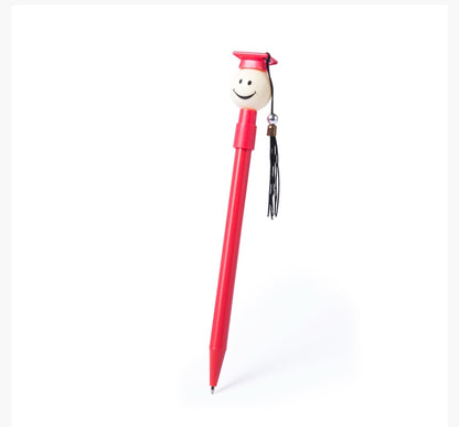 Bolígrafo de Graduación – Con Sombrero de Graduado y Borla – Recuerdo Único para Estudiantes 🎓✨