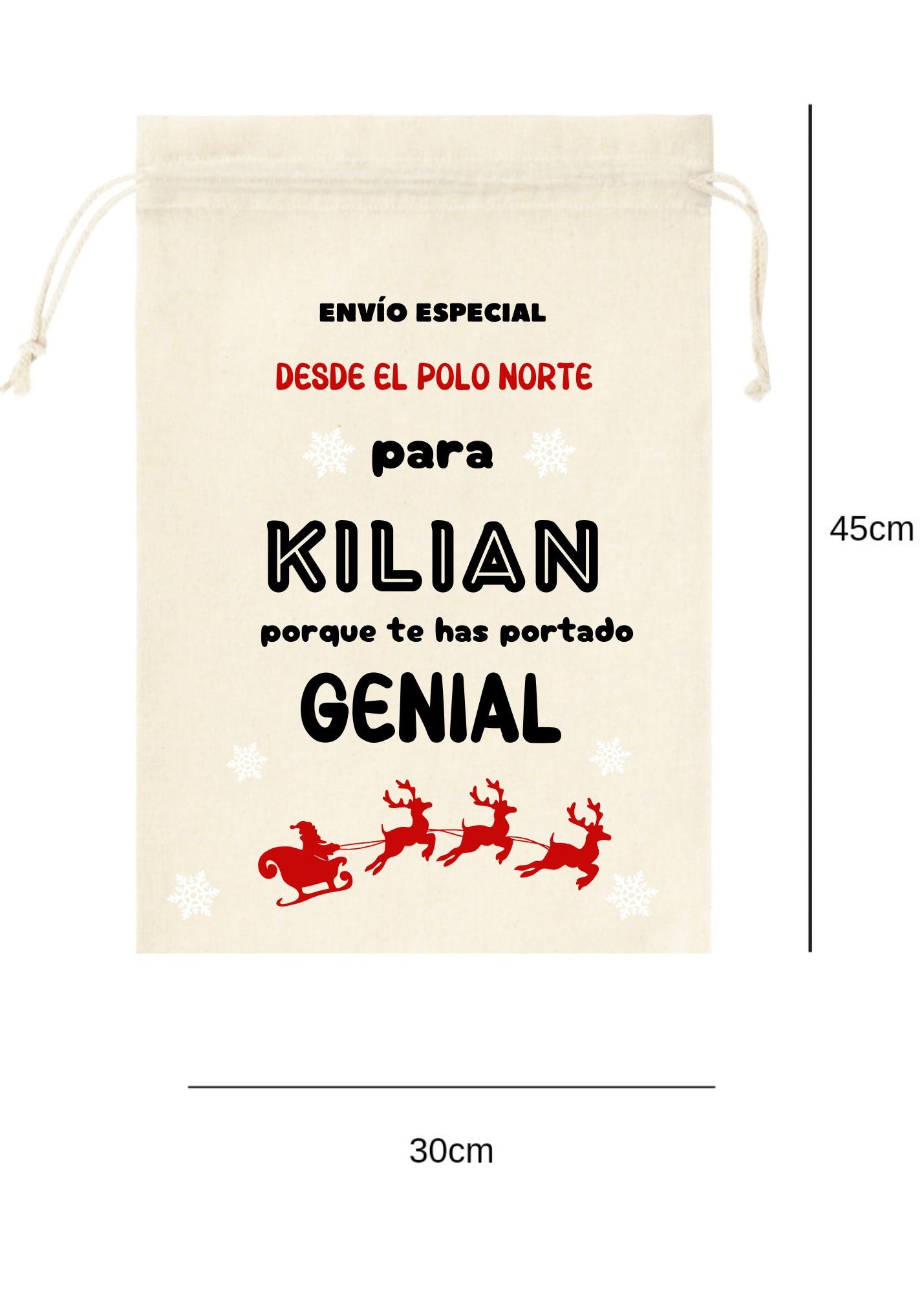 Saco de Juguetes Personalizado