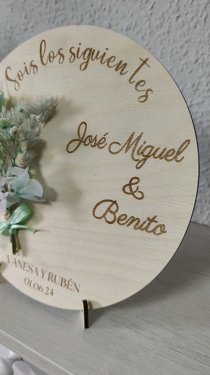Placa redonda sois los siguientes