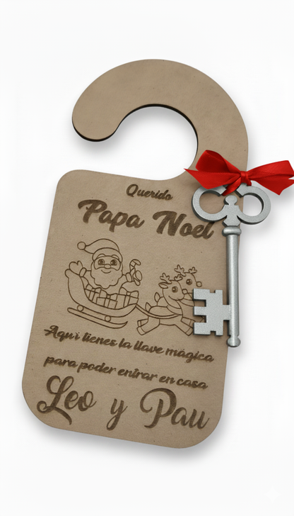 Llave mágica Papá Noel