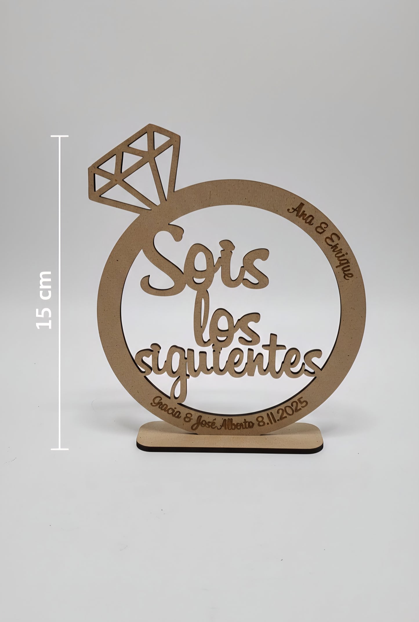 Anillo "Sois los Siguientes" Personalizado
