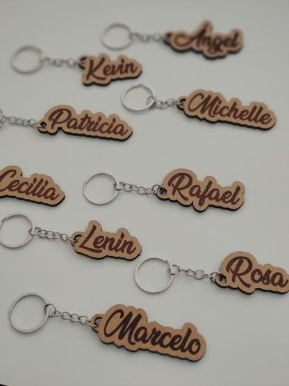 Engraved keychain
