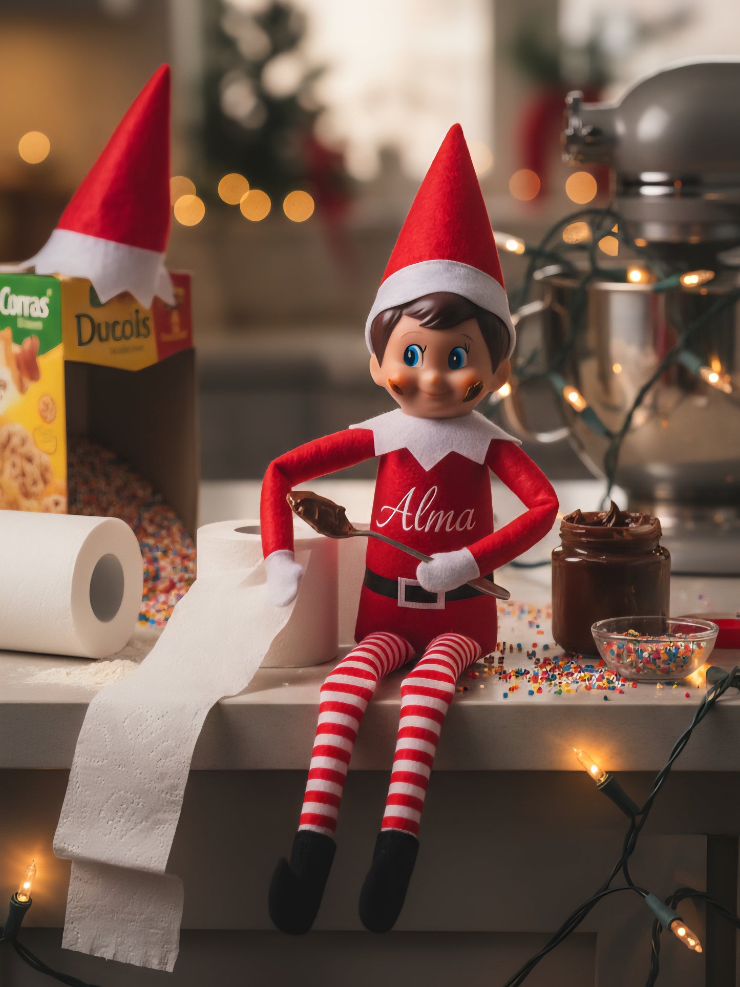 Elfo Travieso Personalizado con Nombre