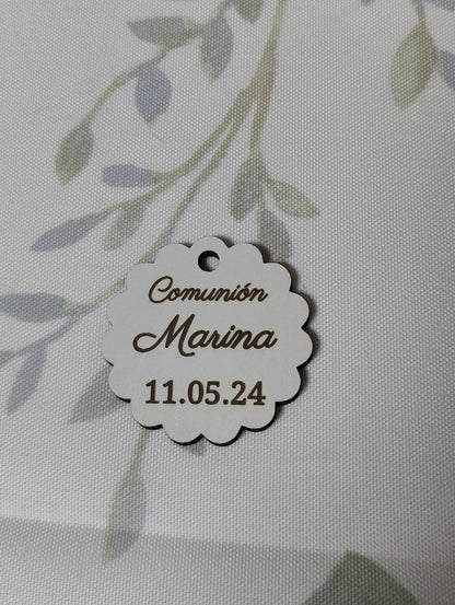 Etiqueta flor