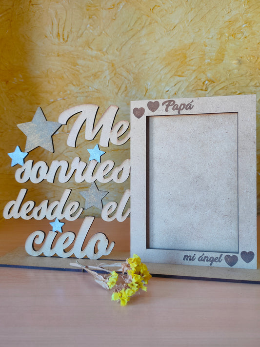 Photo Frame (You smile at me from heaven)