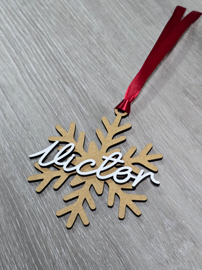 Snowflake ornament