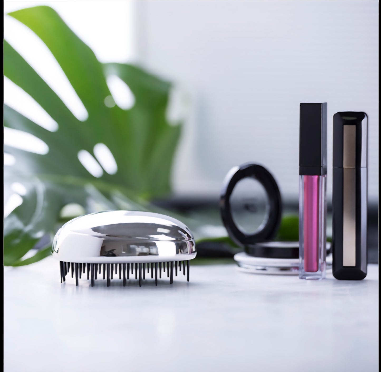 Cepillo Antienredos Metalizado Personalizado | Regalo Invitados Comunión Boda Bautizo