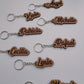 Engraved keychain