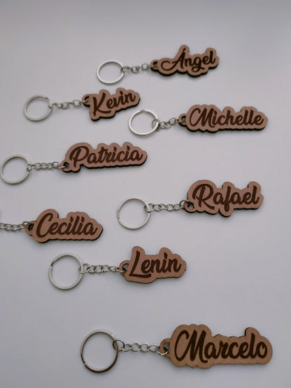 Engraved keychain