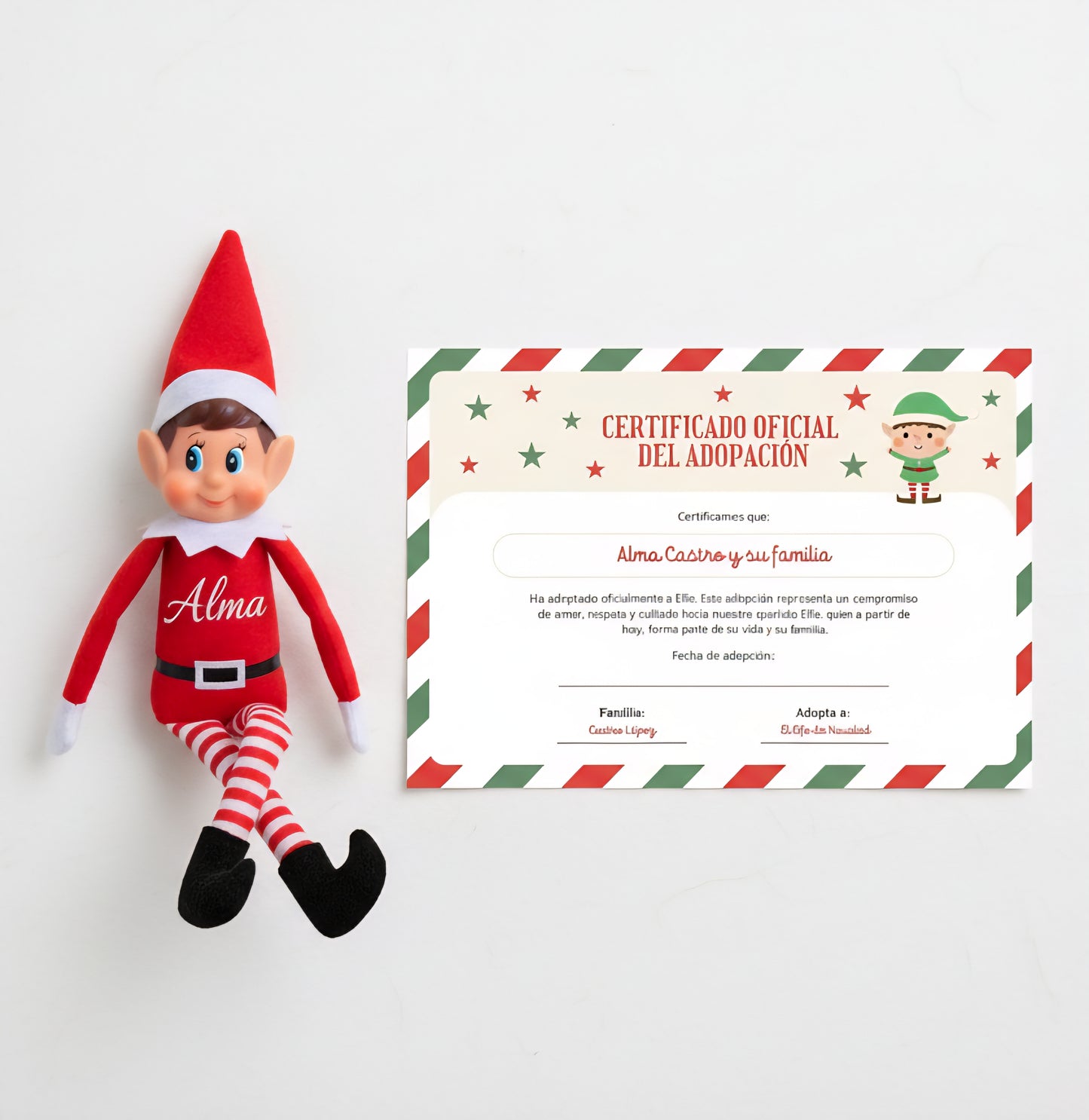 Elfo Travieso Personalizado con Nombre