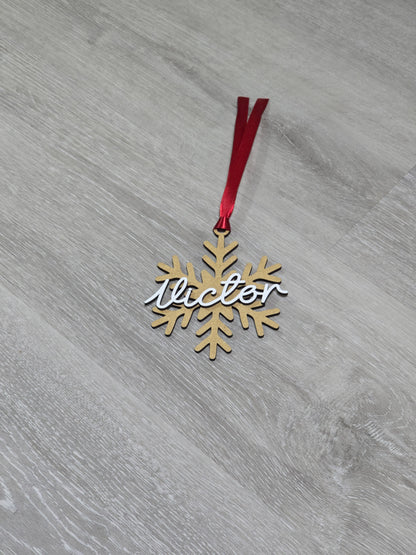 Snowflake ornament