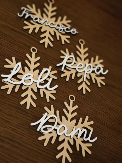 Snowflake ornament