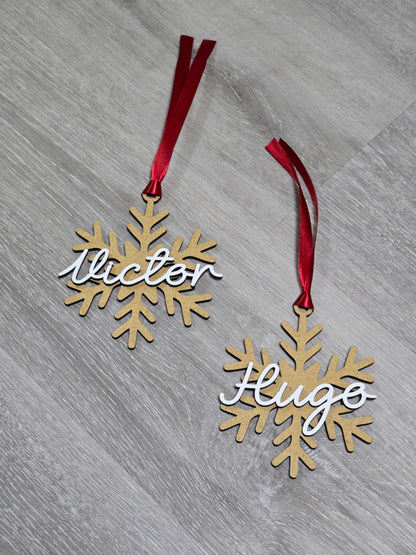 Snowflake ornament