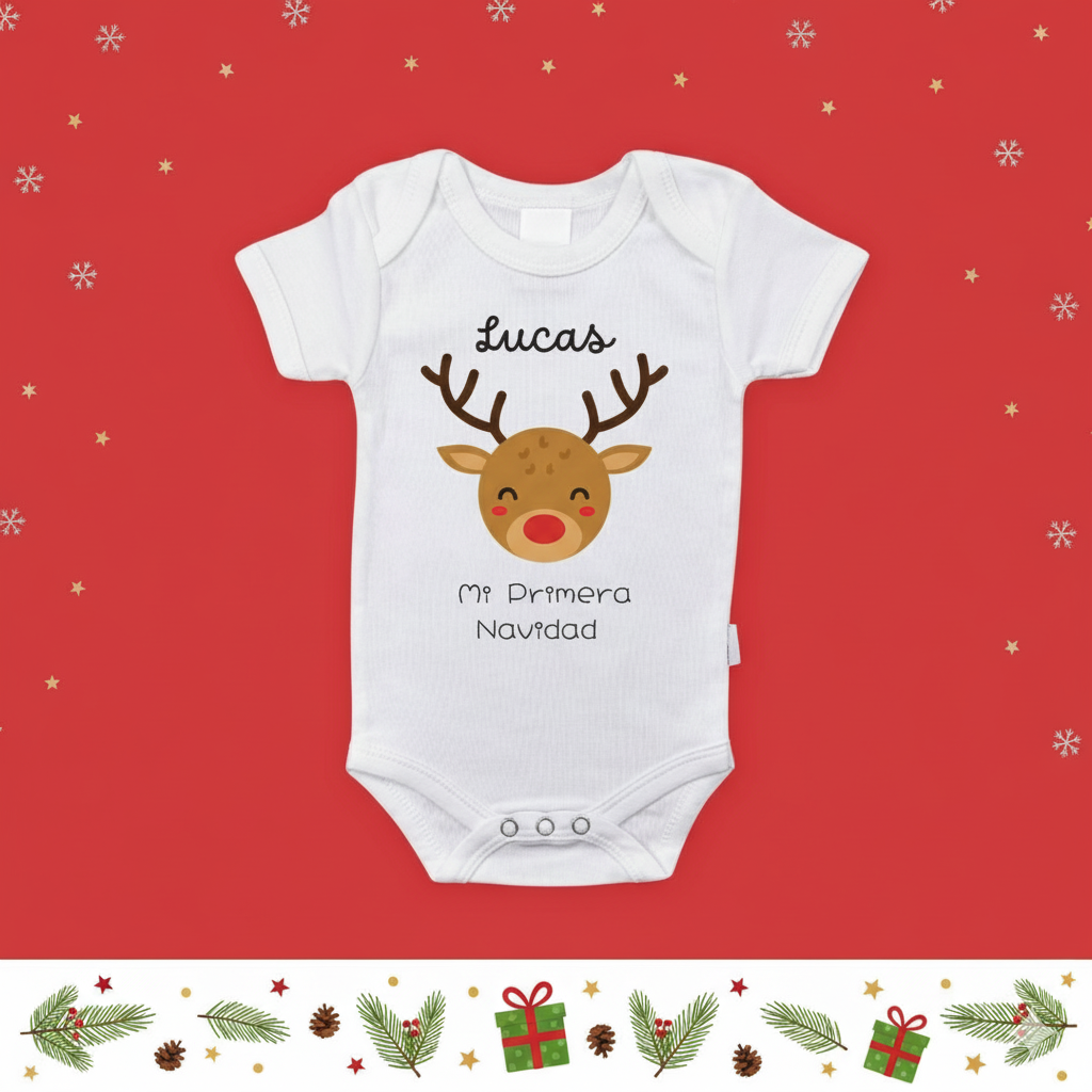 Body Bebé "Mi Primera Navidad"