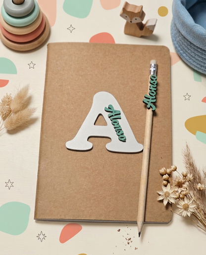 Notebook + engraved pen pack