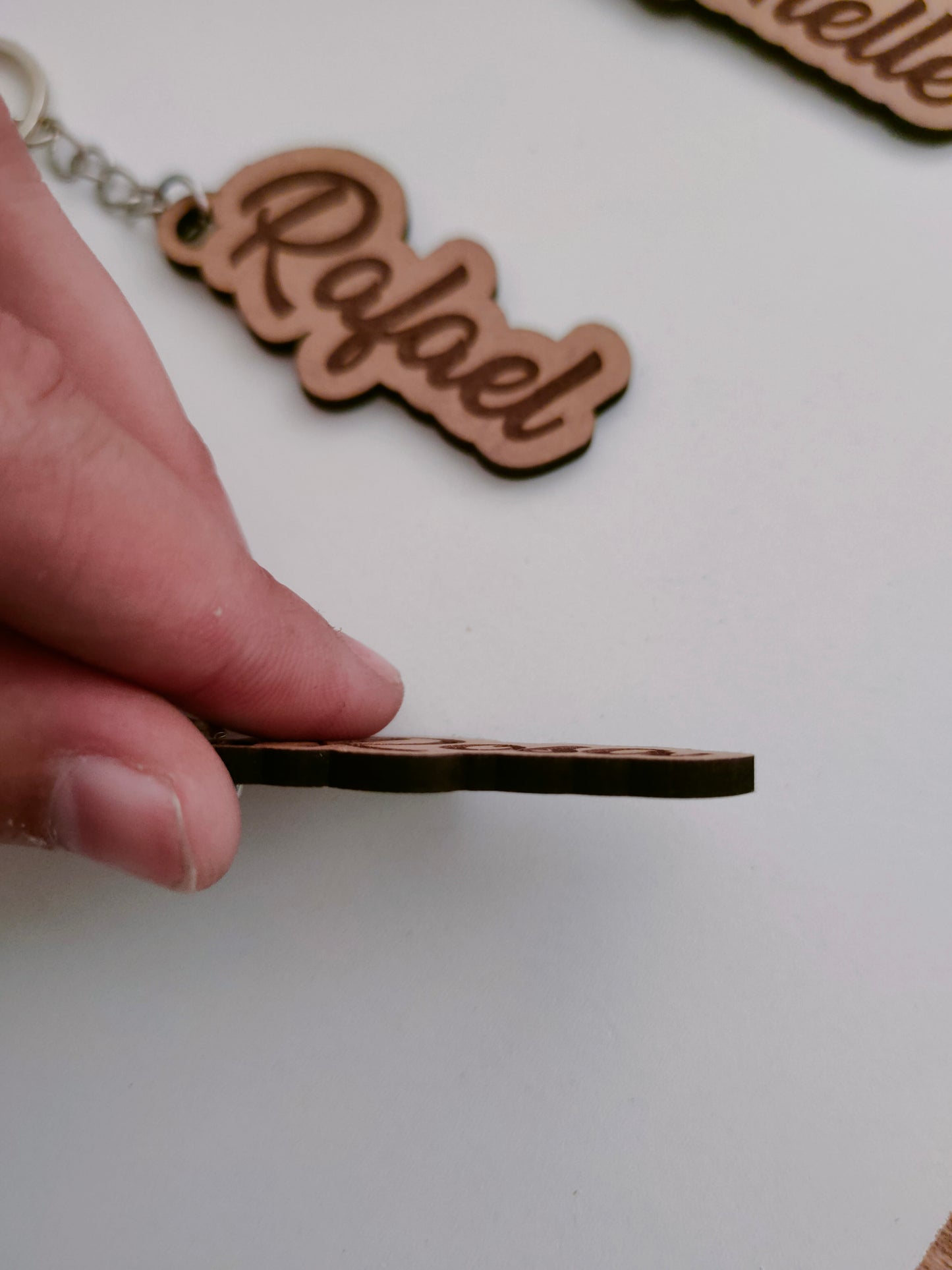 Engraved keychain