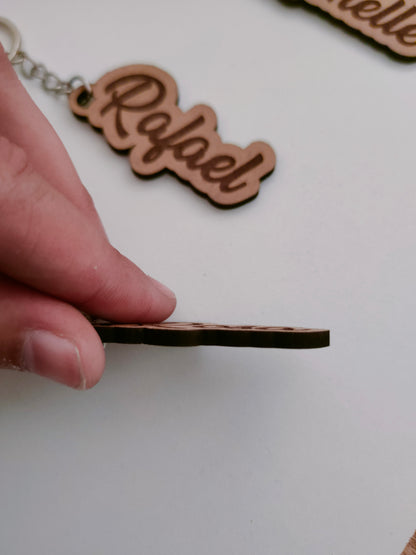 Engraved keychain
